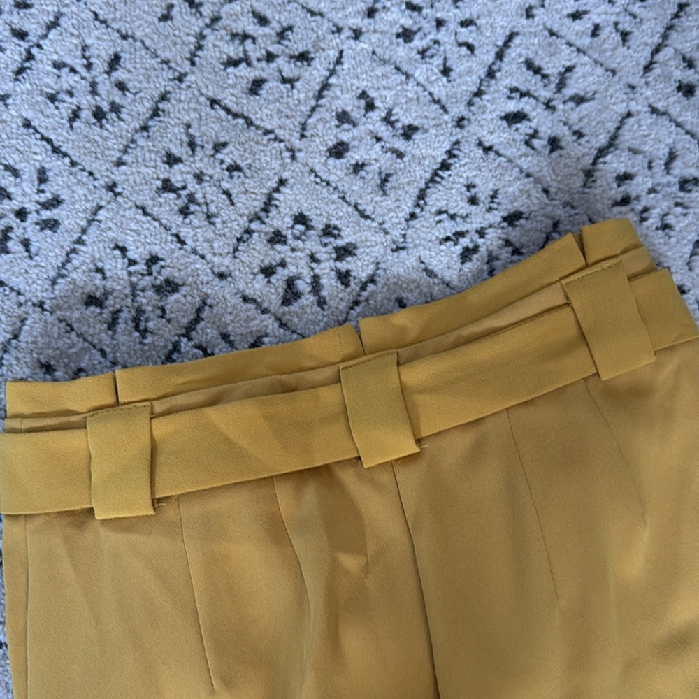 Express Ankle Chic Mustard Yellow High-Waisted Trousers
Size 00R - Picture 10 of 13